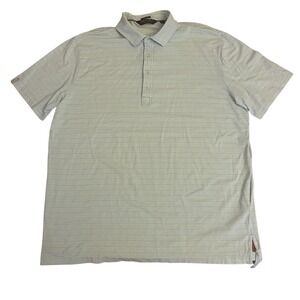 Polo Golf Ralph Lauren Size XL Stretch Lisle Polo Pastel Blue Green Stripe